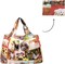 Wrapables Large Foldable Tote Nylon Reusable Grocery Bag, 3 Pack